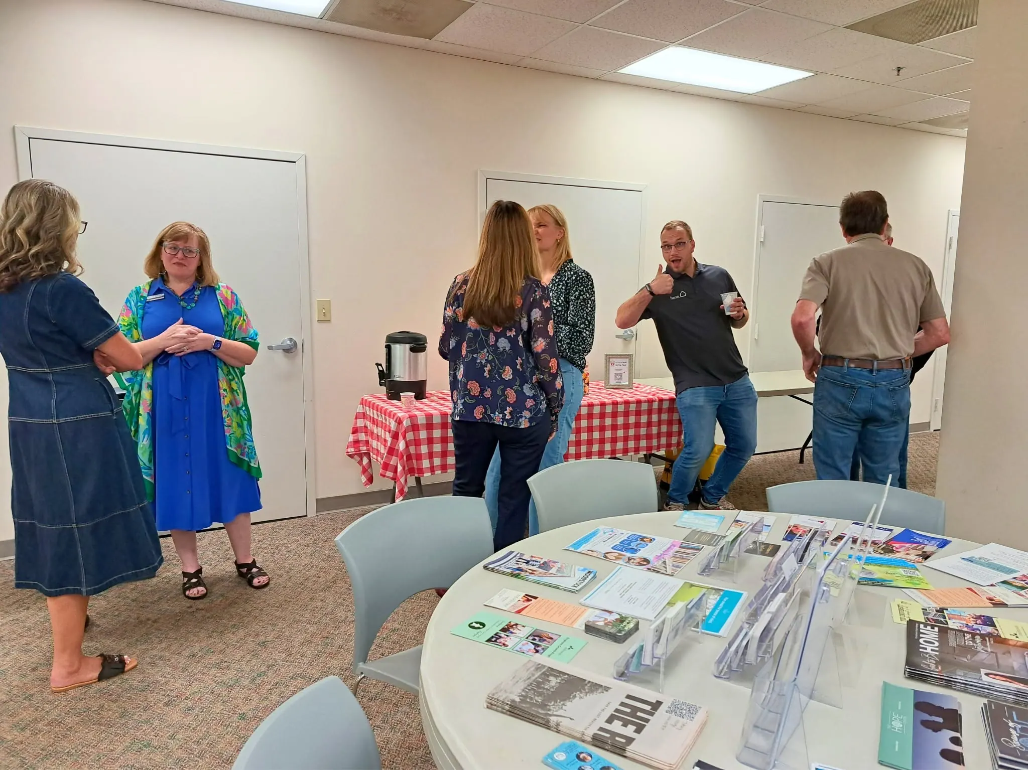 Tyler Henn at a Woodstock Christian Business Network event in Woodstock, Georgia
